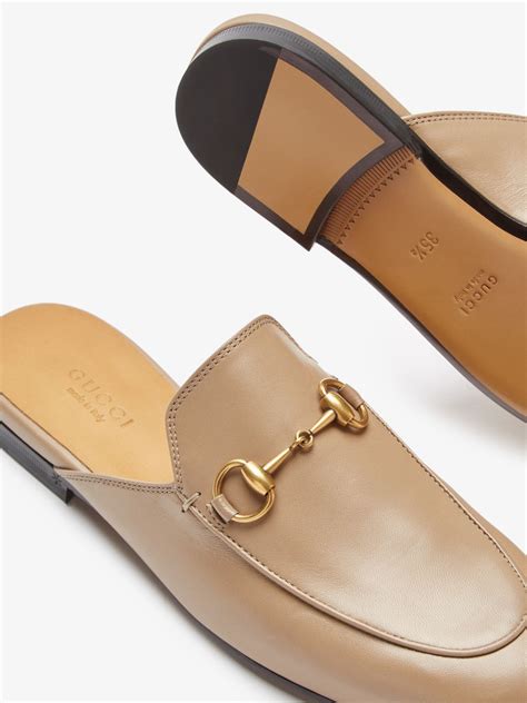 gucci loafers vs mules|gucci princetown mules beige.